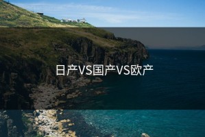 日产VS国产VS欧产